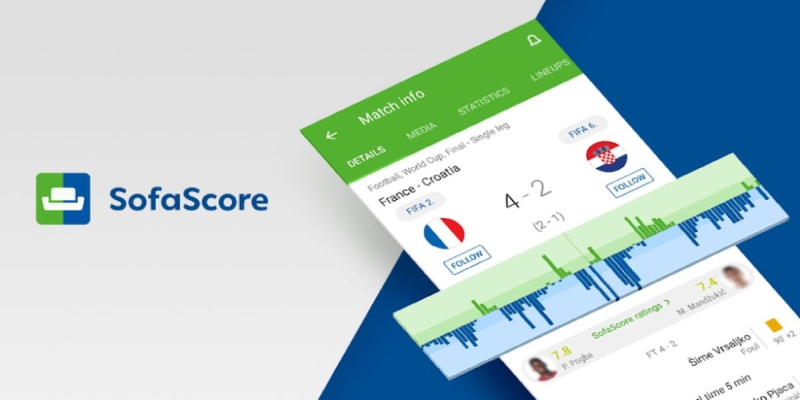 App SofaScore được tải miễn phí 